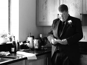 Father of the Bride practicing Speech