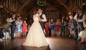 Bride and Groom First Dance St Andrew's Barn Windsor