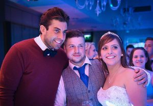 Bride and Groom with Arg James Argent Pinewood Hotel Slough