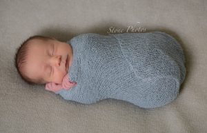 sleeping wrapped swaddled Newborn Baby Boy Studio cute